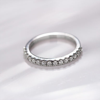 7 Stones Moissanite Stackable Band Ring